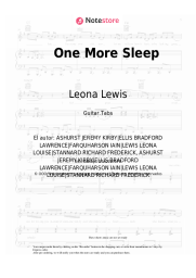 undefined Leona Lewis - One More Sleep