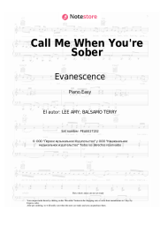 undefined Evanescence - Call Me When You're Sober