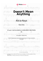 undefined Alicia Keys - Doesn't Mean Anything