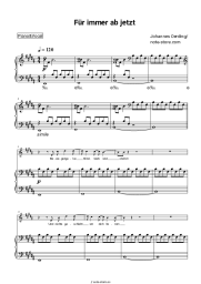 Notas, acordes Johannes Oerding - Fur immer ab jetzt