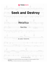 undefined Metallica - Seek and Destroy