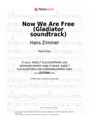 Notas, acordes Hans Zimmer, Klaus Badelt, Lisa Gerrard - Now We Are Free (Gladiator soundtrack)