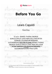 undefined Lewis Capaldi - Before You Go