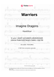 Notas, acordes Imagine Dragons - Warriors