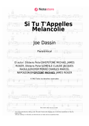 undefined Joe Dassin - Si Tu T'Appelles Melancolie