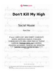 Notas, acordes Lost Kings, Wiz Khalifa, Social House - Don't Kill My High