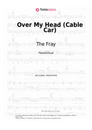 Notas, acordes The Fray - Over My Head (Cable Car)