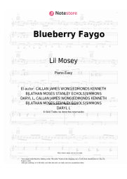 Notas, acordes Lil Mosey - Blueberry Faygo