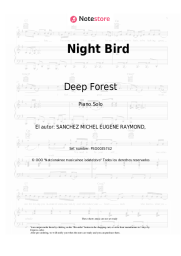 Notas, acordes Deep Forest - Night Bird