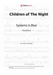 Notas, acordes Systems in Blue - Children of The Night