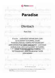 Notas, acordes Ofenbach, Benjamin Ingrosso - Paradise