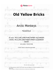 Notas, acordes Arctic Monkeys - Old Yellow Bricks