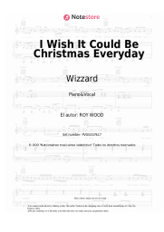 Notas, acordes Wizzard - I Wish It Could Be Christmas Everyday