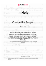 undefined Justin Bieber, Chance the Rapper - Holy