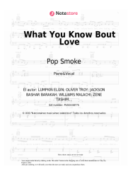 Notas, acordes Pop Smoke - What You Know Bout Love