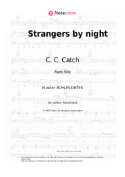 Notas, acordes C. C. Catch - Strangers by night