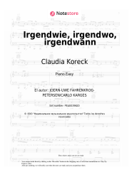 Notas, acordes Claudia Koreck - Irgendwie, irgendwo, irgendwann