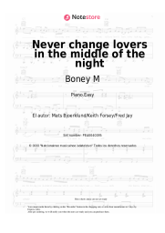 undefined Boney M - Never change lovers in the middle of the night