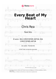 Notas, acordes Chris Rea - Every Beat of My Heart