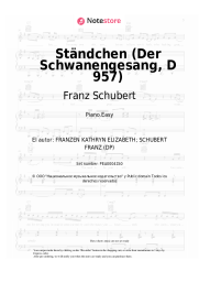 undefined Franz Schubert - Ständchen (Der Schwanengesang, D 957)