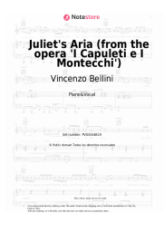 undefined Vincenzo Bellini - Juliet's Aria (from the opera 'I Capuleti e I Montecchi')