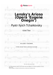 undefined Pyotr Ilyich Tchaikovsky - Lensky's Arioso (Opera 'Eugene Onegin')