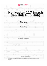 Notas, acordes Tobee - Helikopter 117 (mach den Hub Hub Hub)
