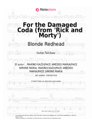 Notas, acordes Blonde Redhead - For the Damaged Coda (from 'Rick and Morty')