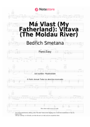 Notas, acordes Bedřich Smetana - Má Vlast (My Fatherland): Vltava (The Moldau River)