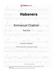 undefined Emmanuel Chabrier - Habanera