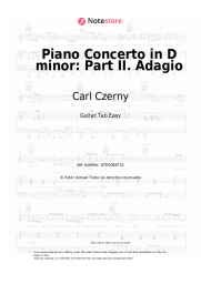 undefined Carl Czerny - Piano Concerto in D minor: Part II. Adagio