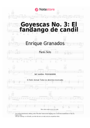 Notas, acordes Enrique Granados - Goyescas, Book 1: No. 3 El fandango de candil