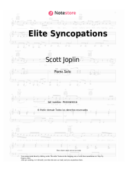 undefined Scott Joplin - Elite Syncopations