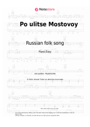 undefined Russian folk song - Po ulitse Mostovoy