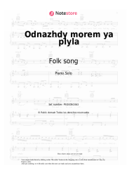 undefined Folk song - Odnazhdy morem ya plyla