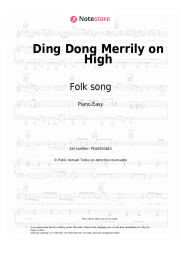 undefined Folk song - Ding Dong Merrily on High