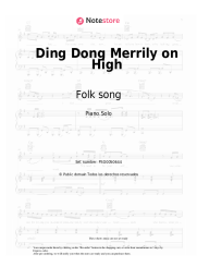 undefined Folk song - Ding Dong Merrily on High