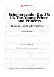 Notas, acordes Nikolai Rimsky-Korsakov - Scheherazade, Op. 35: III. The Young Prince and Princess