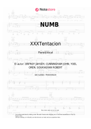 Notas, acordes XXXTentacion - NUMB