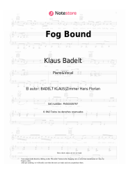Notas, acordes Klaus Badelt - Fog Bound