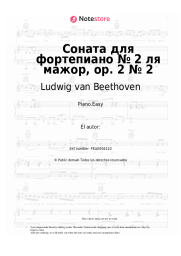 undefined Ludwig van Beethoven - Sonata for piano number 2 in A major, op. 2 number 2