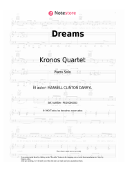 Notas, acordes Clint Mansell, Kronos Quartet - Dreams