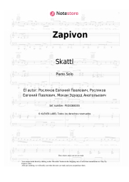 Notas, acordes Skattl - Zapivon