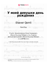 Notas, acordes Doni, Elsever Qemli - У моей девушки день рождения