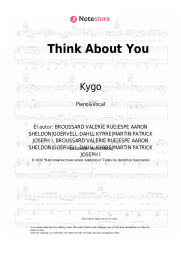 Notas, acordes Kygo, Valerie Broussard - Think About You
