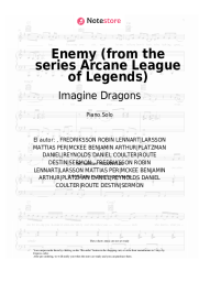 undefined Imagine Dragons - Enemy (from the series Arcane League of Legends)
