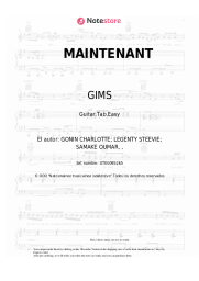 Notas, acordes GIMS - MAINTENANT