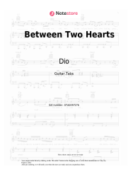 undefined Dio - Between Two Hearts
