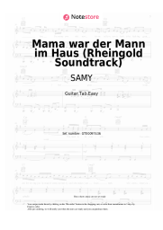 Notas, acordes XATAR, SAMY - Mama war der Mann im Haus (Rheingold Soundtrack)