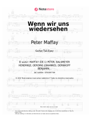 Notas, acordes Peter Maffay - Wenn wir uns wiedersehen
